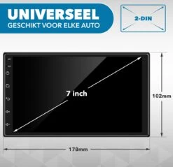 Universele Autoradio - Apple Carplay & Android Auto -Bluetooth - Navigatie - Handsfree - Android Met Google Play -7'' Touchscreen -Auto-Onderdelen 1200x1159 2