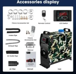 Merkloos Standkachel | 12V 5-8KW | Diesel Luchtverwarmer Voor Auto Vrachtwagen Bus Boot RV 18 Merkloos Standkachel | 12V 5-8KW | Diesel Luchtverwarmer Voor Auto Vrachtwagen Bus Boot RV -Auto-Onderdelen 1200x1159 6