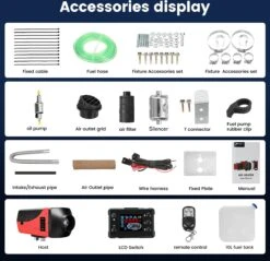 Merkloos Standkachels - Temperatuurregelaar - 8KW 12V Air Diesel Heater Standkachels - Met LCD Afstandsbediening - Voor Vrachtwagen Campers Auto Caravan -rood 21 Merkloos Standkachels - Temperatuurregelaar - 8KW 12V Air Diesel Heater Standkachels - Met LCD Afstandsbediening - Voor Vrachtwagen Campers Auto Caravan -rood -Auto-Onderdelen 1200x1159 7