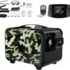 Merkloos Hcalory Standkachel - 5-8KW 12V - Luchtverwarming Vriezer Verwarming - LCD Luchtverwarmer - Voor Vrachtwagenjacht - Camouflage