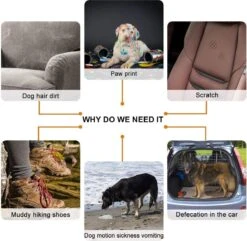 Merkloos Luxe Hondendeken Auto - Kofferbak Doek - Seat Cover - Huisdieren Accessoire - Deken Voor Auto -Auto-Onderdelen 1200x1171 11