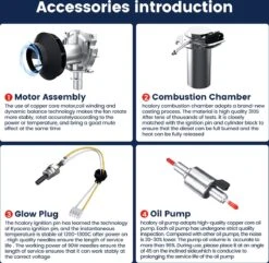 Merkloos Standkachel | 12V 5-8KW | Diesel Luchtverwarmer Voor Auto Vrachtwagen Bus Boot RV 17 Merkloos Standkachel | 12V 5-8KW | Diesel Luchtverwarmer Voor Auto Vrachtwagen Bus Boot RV -Auto-Onderdelen 1200x1172 6