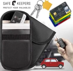 Safekeepers 2 X Anti-diefstal Hoesje - Anti Straling - Beschermhoesje - Sleuteletui - Autosleutel Met Sleutelzakje - 2 Stuks -Auto-Onderdelen 1200x1172 7