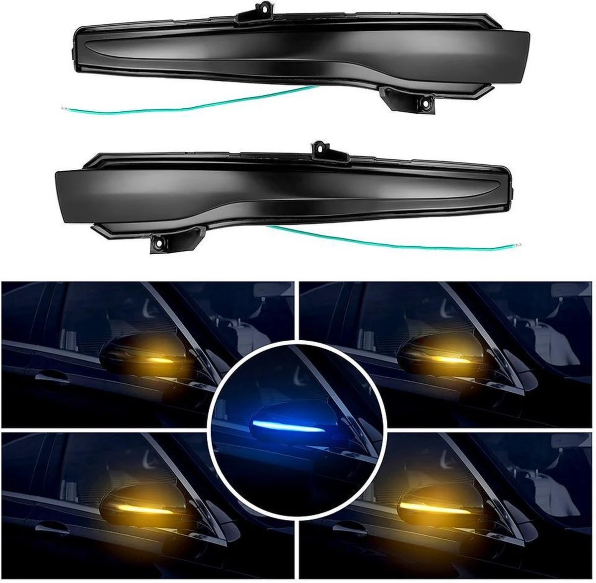 No Name Mercedes C Klasse W205 E Klasse W213 W222 GLC Dynamische Led Spiegel Knipperlichten Glas Buitenspiegel AMG 63 6 No Name Mercedes C Klasse W205 E Klasse W213 W222 GLC Dynamische Led Spiegel Knipperlichten Glas Buitenspiegel AMG 63 - Afbeelding 4