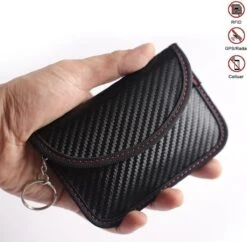 Autosleutel RFID Antidiefstal | Keyless Entry Beschermhoes | Antidiefstal | Carbon - Horizontaal