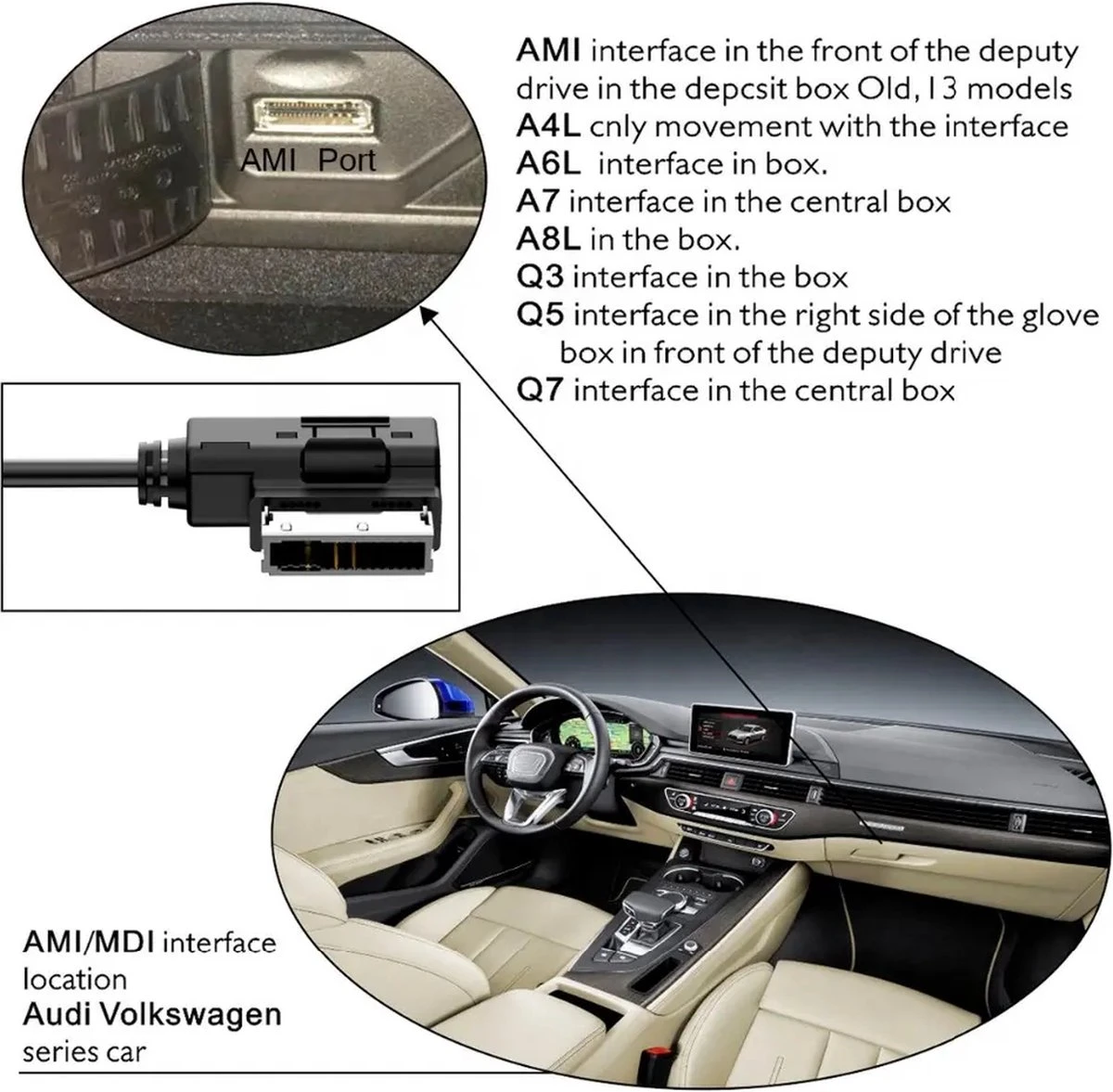 Audi - VW (Volkswagen) - SKODA - MMI - Bleutooth Adapter Met USB 5 Audi - VW (Volkswagen) - SKODA - MMI - Bleutooth Adapter Met USB - Afbeelding 3