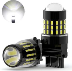 TLVX T20 7443 W21/5W LED Autolampen / Canbus / Kleur 6000K / Wit Licht / Duplo LED / Stadslicht / Dagrijverlichting / DRL Duplo Lampen LED / 12V / Autolamp / CANBUS / 2 Stuks