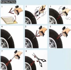 Topgear Bandenreparatieset / Proppenset - Voor Auto, Motor, Scooter - 8 Delig -Auto-Onderdelen 1200x1184 2