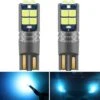 Merkloos High Power LED T10 IJs Blauw - W5W (set) [Stadsverlichting - Parkeerverlichting - Kentekenverlichting - Interieurverlichting]