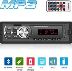 TechU™ Autoradio T138 – 1 Din Met Afstandsbediening – FM Radio – Bluetooth 5.0 – USB – AUX – SD – Handsfree Bellen -Auto-Onderdelen 1200x1185 5