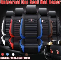 Merkloos Leren Stoelhoes Auto 1 Stuk Zwart -Auto-Onderdelen 1200x1188 12