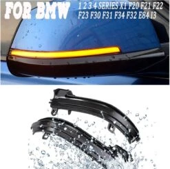 Auto-Onderdelen 22 ✅ Dynamisch Knipperlicht ZWART Voor BMW 1 2 3 4 Serie X1 F20 F21 F22 F23 F30 F31 F34 F32 E84 I3