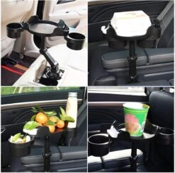 2 In 1 Auto Mobiele Telefoon Bekerhouder Lade Auto Voertuig Voedsel Tafel Auto Lade Tafel Voor Eten -Auto-Onderdelen 1200x1189 8