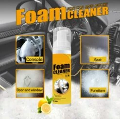 TLVX Schuimreiniger Interieur / Foam Cleaner / 150ml / Auto Schoonmaak / Geur Citroen / Interieur Reiniger Auto / Vlekken Verwijderen / Autostoelen Schoonmaak / Vlekken Bankstel / Kleding Vlekken / Stoelen Reiniger / Extreem Effectief! -Auto-Onderdelen 1200x1191 10