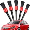Auto Auto Detailing Brush Set 5 - Auto Wassen - Automotive Detail Cleaning Borstels Voor Het Reinigen Van Wielen, Motor, Interieur, Emblemen, Interieur, Exterieur, Luchtopeningen -Auto-Onderdelen 1200x1192 4
