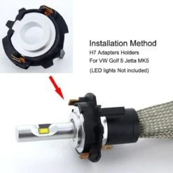 Merkloos 1 Set Van 2 Stuks H7 LED Koplamp Lamphouder Adapter Voor VW Volkswagen Golf 5 MK5 GTI Jetta - Scirocco - Tiguan - Vasthouders - Lamp - Houder - Conversie Halogeen Naar LEDKit 9 Merkloos 1 Set Van 2 Stuks H7 LED Koplamp Lamphouder Adapter Voor VW Volkswagen Golf 5 MK5 GTI Jetta - Scirocco - Tiguan - Vasthouders - Lamp - Houder - Conversie Halogeen Naar LEDKit -Auto-Onderdelen 1200x1195 10