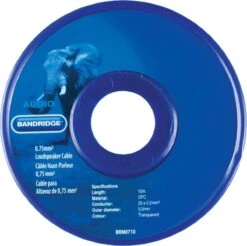 Bandridge - Luidspreker Kabel - Transparant - 10 Meter -Auto-Onderdelen 1200x1196 2