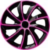 NRM - Stig Extra Wieldoppen 14" - Roze & Zwart- Set Van 4 Stuks - ABS / Duurzaam / Resistant 1 NRM - Stig Extra Wieldoppen 14" - Roze & Zwart- Set Van 4 Stuks - ABS / Duurzaam / Resistant -Auto-Onderdelen 1200x1197 1