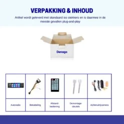 1-Din Autoradio Met Scherm | Bluetooth & USB -Auto-Onderdelen 1200x1198 14