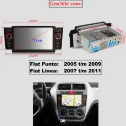 Fiat Punto 2005 – 2009 Android 12 | Android Auto | Carplay -Auto-Onderdelen 1200x1198 20