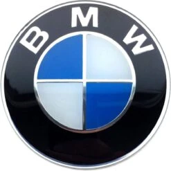 Tip: Set Van 4 Originele BMW Stickers 65mm - OEM Product - 36136758550 - Voor Originele BMW Velgen Naafkappen Logo Embleem All Season Banden 1 2 3 4 5 6 7 Serie - Embleem - Logo