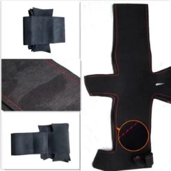 Golf 7 Golf 7.5 Polo 6C GTI GTD TSI R LINE Stuurwiel Stuur Hoes Alcantara Suede Rode Sticksels Naad Clubsport Look 12 O'clock Stripe TCR -Auto-Onderdelen 1200x1198 40