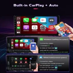 Boscer® Autoradio Android 11 - Peugeot 107, Toyota Aygo & Citroen C1 - Apple Carplay & Android Auto (Draadloos) - 10.1" Navigatiesysteem -Auto-Onderdelen 1200x1198 9