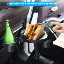 2 In 1 Auto Mobiele Telefoon Bekerhouder Lade Auto Voertuig Voedsel Tafel Auto Lade Tafel Voor Eten -Auto-Onderdelen 1200x1200 1041