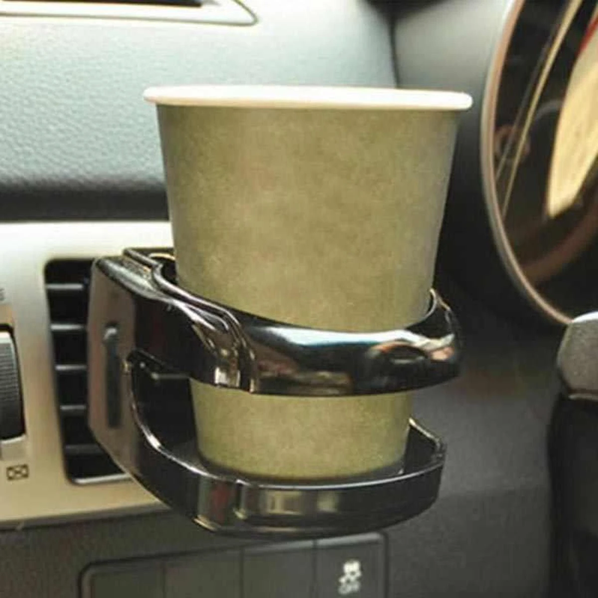 Bekerhouder Voor Auto / Koffie Houder / Drankhouder Auto / Blikjeshouder / Drankhouder / Frisdrank Houder - Zwart 6 Bekerhouder Voor Auto / Koffie Houder / Drankhouder Auto / Blikjeshouder / Drankhouder / Frisdrank Houder - Zwart - Afbeelding 4