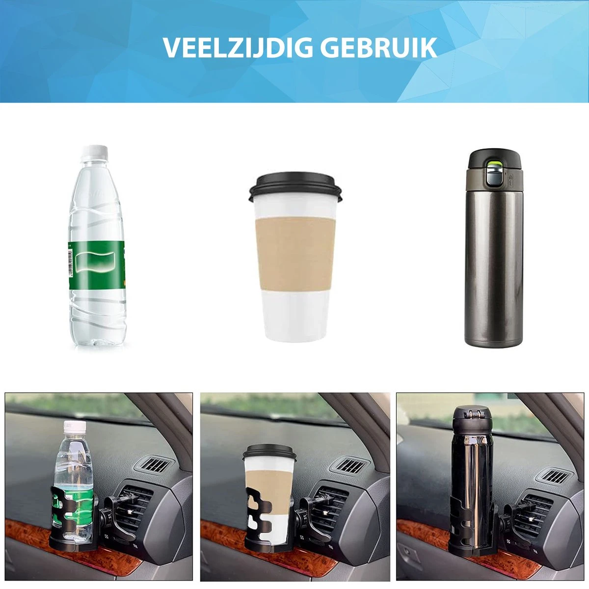 Merkloos Bekerhouder Voor In De Auto // Verstelbare Bekerhouder // Blikjeshouder // Bekerhouder Auto Ventilatierooster - Zwart - 6 Merkloos Bekerhouder Voor In De Auto // Verstelbare Bekerhouder // Blikjeshouder // Bekerhouder Auto Ventilatierooster - Zwart - - Afbeelding 4
