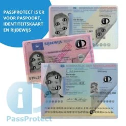PassProtect Voor Rijbewijs | Beschermfolie | Herbruikbaar | Voorkom Identiteitsfraude | Beveiliging BSN En Pasfoto -Auto-Onderdelen 1200x1200 1096