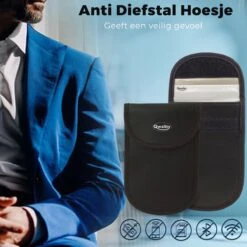 Faraday Kooi Hoesje (2 PACK) + 2x RFID Kaarthouders - Autosleutel RFID Antidiefstal - Keyless Entry Go Sleutel Etui - Qwality4u 12 Faraday Kooi Hoesje (2 PACK) + 2x RFID Kaarthouders - Autosleutel RFID Antidiefstal - Keyless Entry Go Sleutel Etui - Qwality4u -Auto-Onderdelen 1200x1200 1106