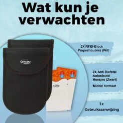 Faraday Kooi Hoesje (2 PACK) + 2x RFID Kaarthouders - Autosleutel RFID Antidiefstal - Keyless Entry Go Sleutel Etui - Qwality4u 14 Faraday Kooi Hoesje (2 PACK) + 2x RFID Kaarthouders - Autosleutel RFID Antidiefstal - Keyless Entry Go Sleutel Etui - Qwality4u -Auto-Onderdelen 1200x1200 1108