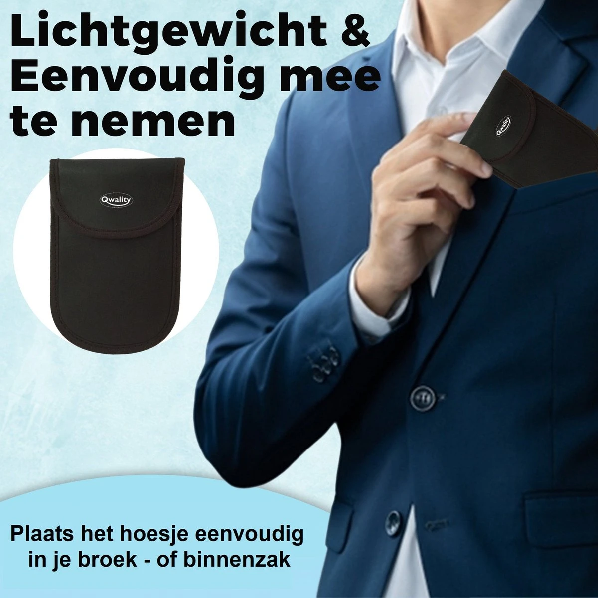 Faraday Kooi Hoesje (2 PACK) + 2x RFID Kaarthouders - Autosleutel RFID Antidiefstal - Keyless Entry Go Sleutel Etui - Qwality4u 8 Faraday Kooi Hoesje (2 PACK) + 2x RFID Kaarthouders - Autosleutel RFID Antidiefstal - Keyless Entry Go Sleutel Etui - Qwality4u - Afbeelding 6