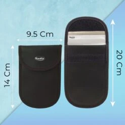 Faraday Kooi Hoesje (1x) + 1x RFID Kaarthouder - Autosleutel RFID Antidiefstal - Keyless Entry Go Sleutel Etui - Qwality4u -Auto-Onderdelen 1200x1200 1117