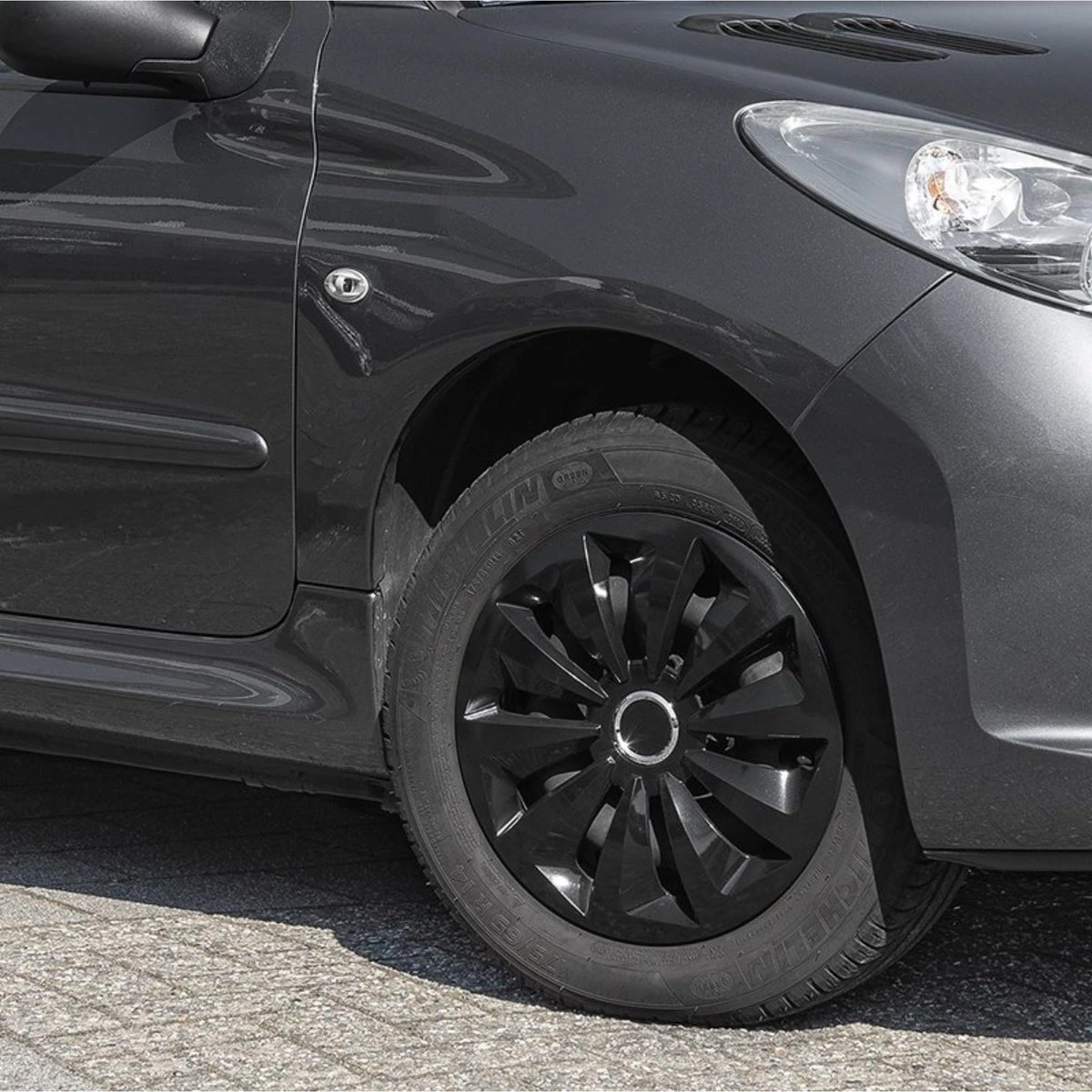 PROPLUS Pro Plus Losse Wieldop - Ø 14 Inch - Fox Classic - Zwart - Per Stuk 6 PROPLUS Pro Plus Losse Wieldop - Ø 14 Inch - Fox Classic - Zwart - Per Stuk - Afbeelding 4