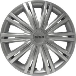 Carpoint Wieldoppen Giga 15 Inch Abs Zilver Set Van 4