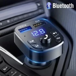 Merkloos Draadloze FM Transmitter & Auto Lader - USB Oplader - Sigaretten Aansteker-Bluetooth Carkit - Handsfree Bellen -Auto-Onderdelen 1200x1200 149