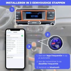 Wegman Bluetooth FM Transmitter - Autolader - Carkit - Bluetooth Auto -Auto-Onderdelen 1200x1200 151