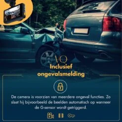 Vital Qualitys® - Dashcam Voor Auto - 1080HD & Nachtvisie - G-sensor - Parkeerbewaking - 170° Kijkhoek - Loop Recording - Inclusief 64GB Sd-kaart -Auto-Onderdelen 1200x1200 17