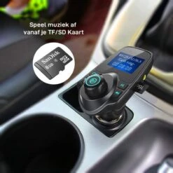 Bluetooth FM Transmitter Auto / FM Transmitter Draadloze Bluetooth Carkit / MP3 Speler/ Handsfree Bellen In De Auto / USB Lader / Radio / TF/SD Kaart Poort / AUX Input / 2 USB Poorten / USB Oplader / Audio / Radio / SD/TF Kaart / T11 -Auto-Onderdelen 1200x1200 177