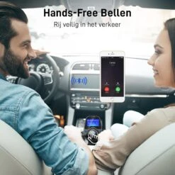 Bluetooth FM Transmitter Auto / FM Transmitter Draadloze Bluetooth Carkit / MP3 Speler/ Handsfree Bellen In De Auto / USB Lader / Radio / TF/SD Kaart Poort / AUX Input / 2 USB Poorten / USB Oplader / Audio / Radio / SD/TF Kaart / T11 -Auto-Onderdelen 1200x1200 178
