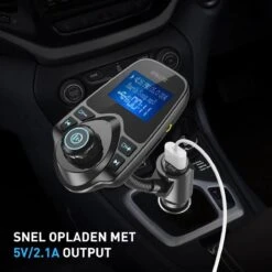 Bluetooth FM Transmitter Carkit - Handsfree Bellen / Muziek Afspelen Via Bluetooth /AUX /TF/SD Kaart / USB Oplader - Bluetooth Handsfree Carkits / Adapter /Bluetooth Auto/ LCD Display - T10 FM Transmitter -Auto-Onderdelen 1200x1200 196