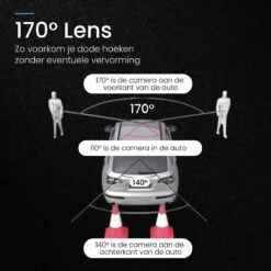 Living Needs Dashcam- Dashcam Voor Auto - Voor En Achter Camera - Full HD - Parkeerstand Met Ingebouwde G-sensor - 170° Wijdhoeklens - Nachtvisie. -Auto-Onderdelen 1200x1200 20