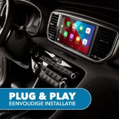 Universele Autoradio - Apple Carplay & Android Auto -Bluetooth - Navigatie - Handsfree - Android Met Google Play -7'' Touchscreen -Auto-Onderdelen 1200x1200 256