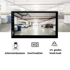 Universele Autoradio Met Bluetooth, USB & Aux - Handsfree - Mirrorlink - Radio Met Microfoon - GRATIS Achteruitrijcamera -Auto-Onderdelen 1200x1200 270