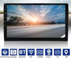 Universele Autoradio Met Bluetooth, USB & Youtube - Navigatie - Handsfree Radio Met Microfoon - Android Met Google Play -10.1inch HD Touchscreen - GRATIS Achteruitrijcamera -Auto-Onderdelen 1200x1200 290