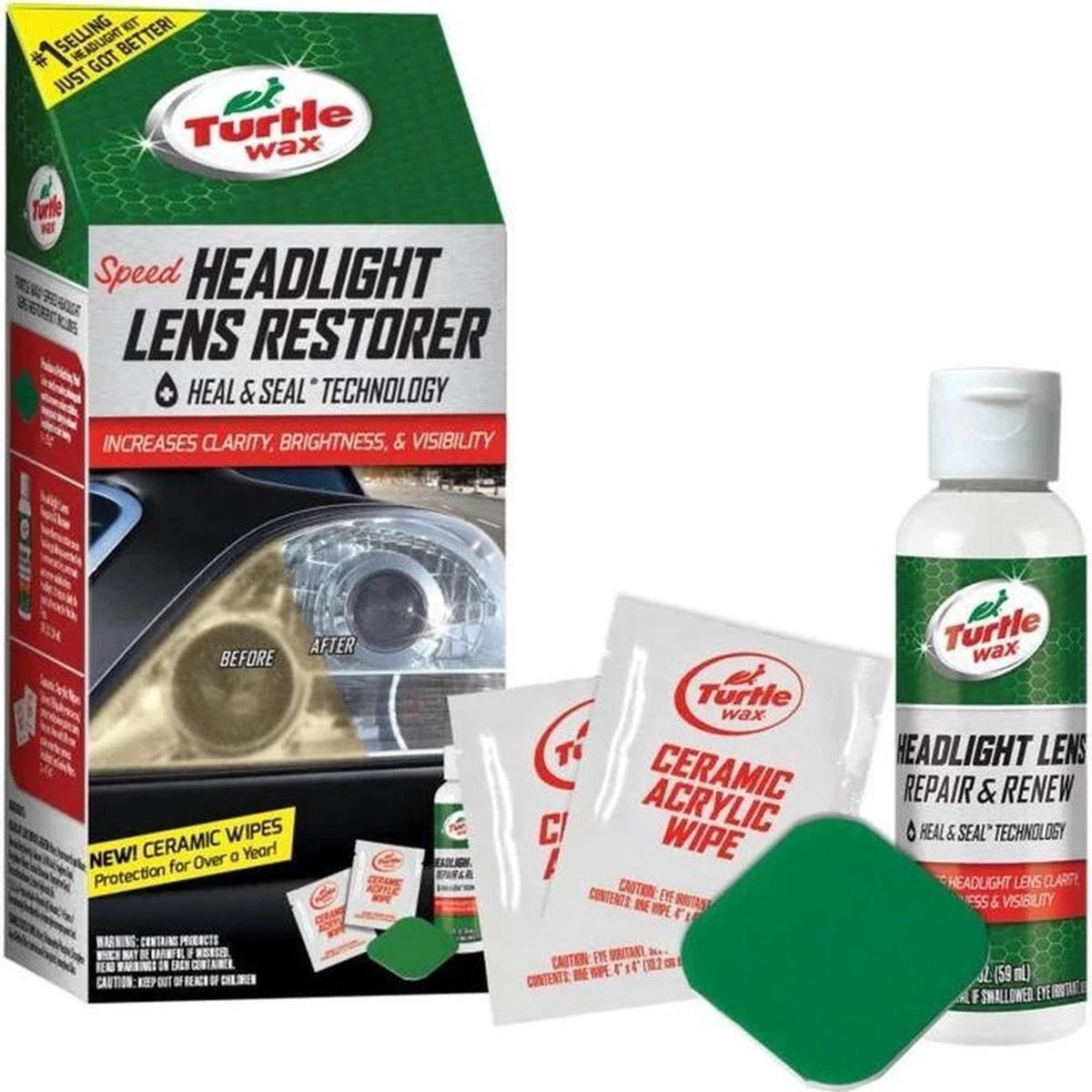 Turtle Wax TW 51768 Headlight Restorer Kit 4 Turtle Wax TW 51768 Headlight Restorer Kit - Afbeelding 2