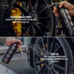 RUSH Velgenreiniger - Voor Auto & Motor - Auto Wassen - Iron Remover - 750ml -Auto-Onderdelen 1200x1200 367