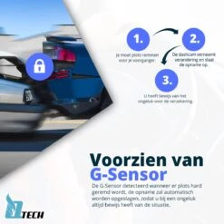 Qtech Dual Dashcam Voor Auto - Voor En Achter Camera - Spiegel - Full HD - 32GB - G Sensor - Bewegingsdetectie En Parkeerstand - Nederlandse Handleiding -Auto-Onderdelen 1200x1200 42